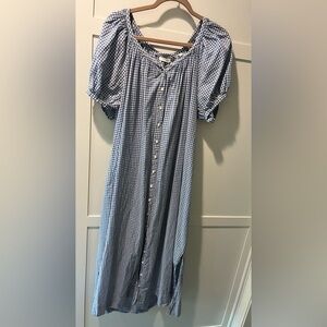 Doen Juno Dress - Navy Gingham